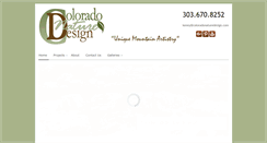 Desktop Screenshot of coloradonaturedesign.com