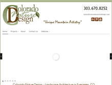 Tablet Screenshot of coloradonaturedesign.com